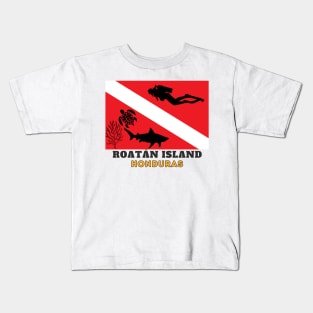 Roatan Island - Diving Honduras Kids T-Shirt